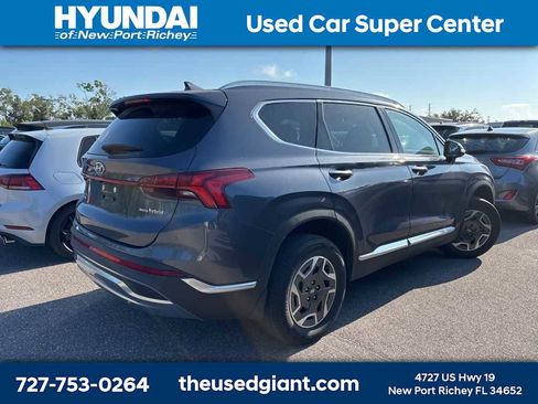 Used 2021 Hyundai Santa Fe Blue AWD/4WD image 3