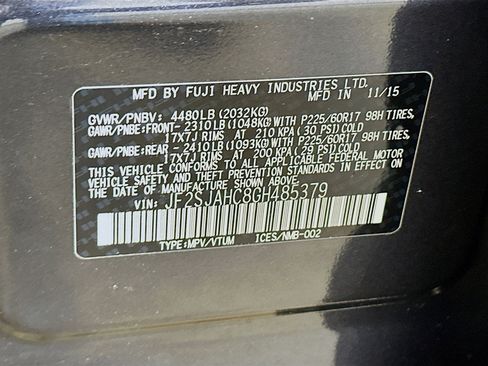 Used 2016 Subaru Forester 2.5i Limited w/ Popular Package #2 image 12