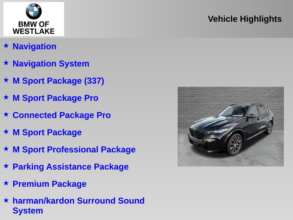 Used 2025 BMW X5 xDrive40i w/ M Sport Package AWD/4WD image 6