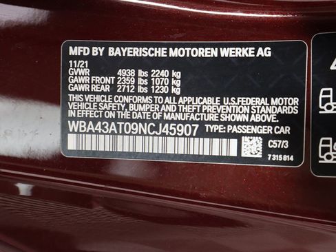 Used 2022 BMW 430i xDrive Convertible w/ M Sport Package image 60