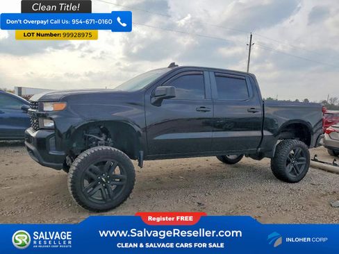 Used 2020 Chevrolet Silverado 1500 Custom w/ Custom Value Package image 1