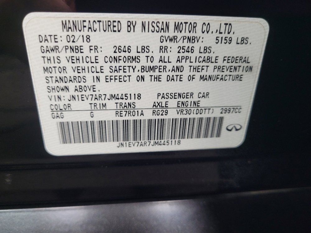 Used 2018 INFINITI Q50 Luxe w/ Cargo Package (L95) AWD/4WD image 33