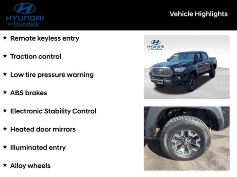 Used 2020 Toyota Tacoma TRD Off-Road w/ Technology Package image 33