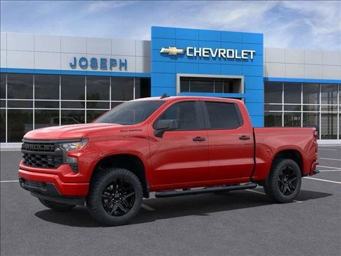 New 2025 Chevrolet Silverado 1500 Custom w/ Turbomax Blackout Package RWD image 2