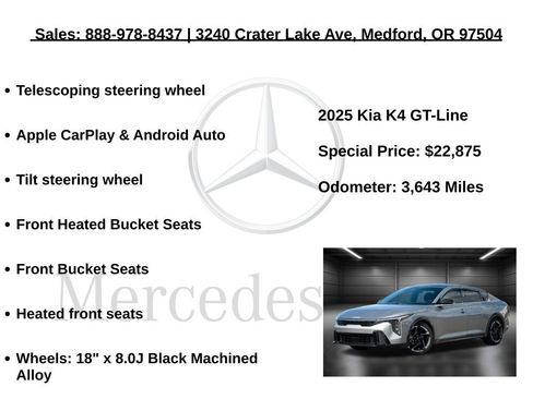 Used 2025 Kia K4 GT-Line w/ GT-Line Sunroof Package image 10