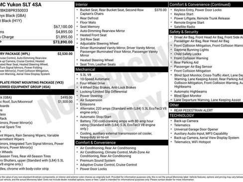 Used 2023 GMC Yukon SLT w/ SLT Luxury Package AWD/4WD image 9