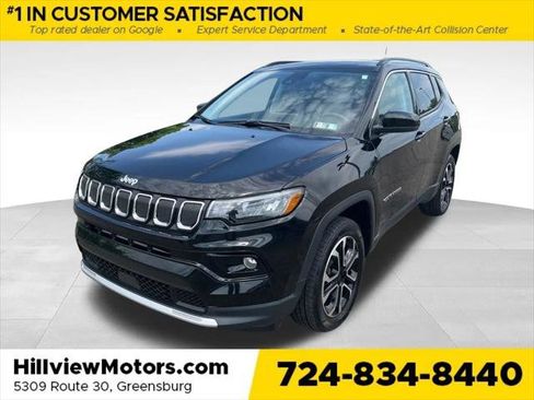 Certified 2022 Jeep Compass Limited w/ Sun and Sound Group AWD/4WD image 1