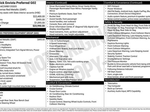 Certified 2024 Buick Envista Preferred FWD image 2