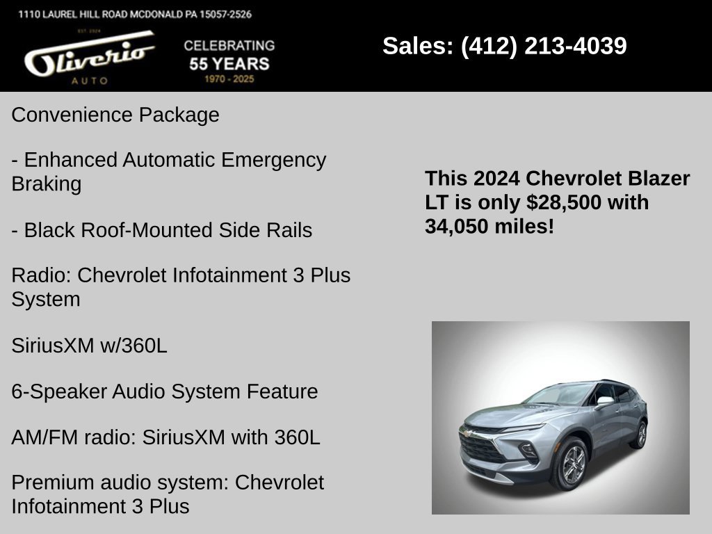 Used 2024 Chevrolet Blazer LT w/ Convenience Package AWD/4WD image 10