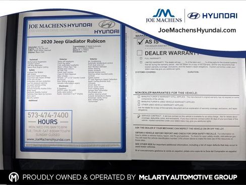 Used 2020 Jeep Gladiator Rubicon w/ Trailer Tow Package image 34