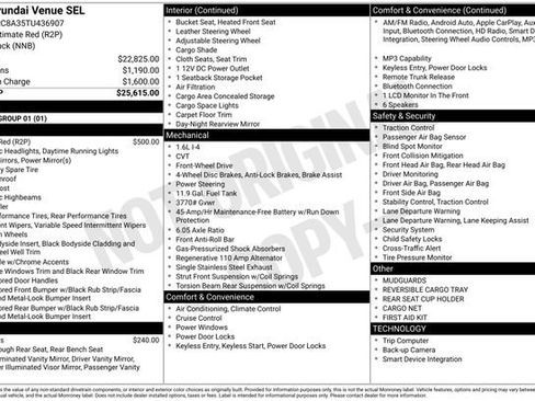 New 2026 Hyundai Venue SEL image 40