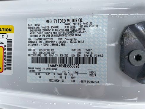 Used 2022 Ford Mustang Mach 1 w/ Mach 1 Handling Package image 46