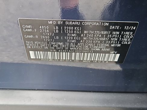 Used 2025 Subaru Outback Premium AWD/4WD image 14