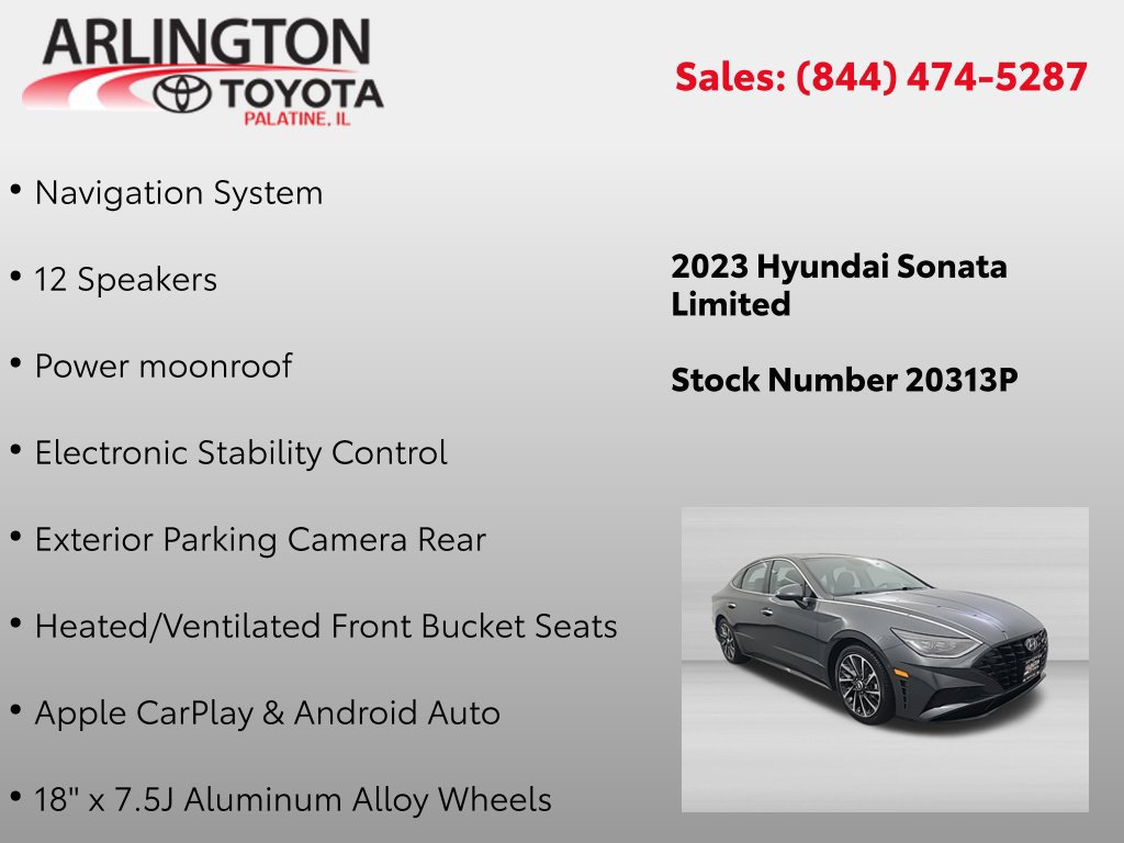 Used 2023 Hyundai Sonata Limited FWD image 2