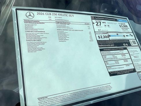 New 2026 Mercedes-Benz GLB 250 4MATIC image 12