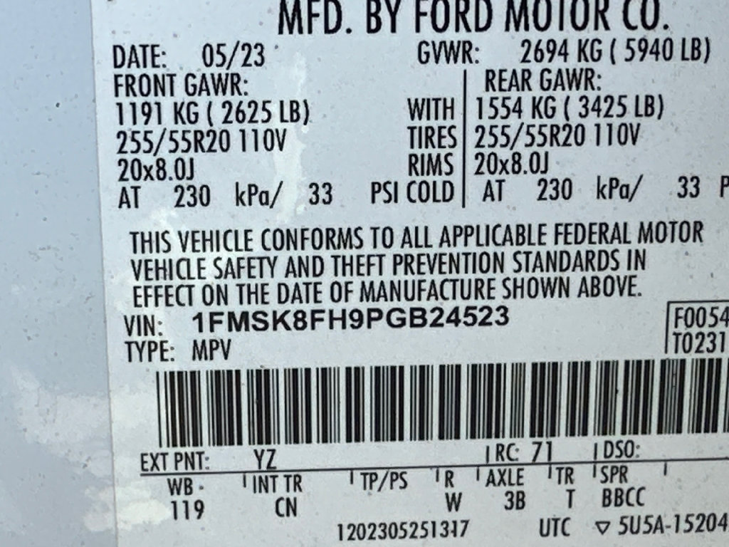 Certified 2023 Ford Explorer Limited AWD/4WD image 35