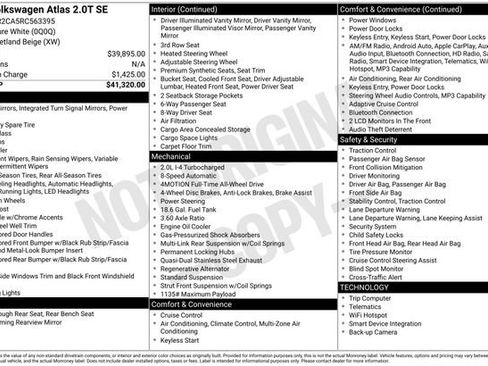 Used 2024 Volkswagen Atlas SE AWD/4WD image 5