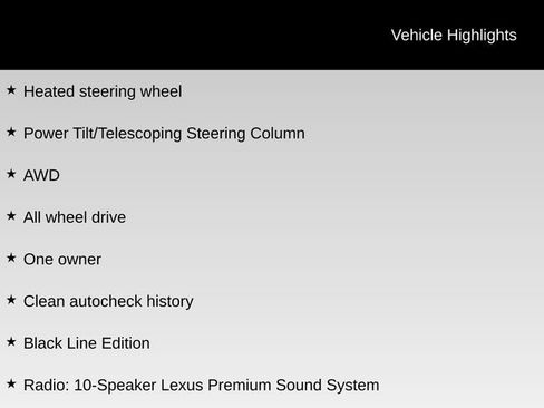 Used 2020 Lexus NX 300 AWD w/ Black Line Edition image 7