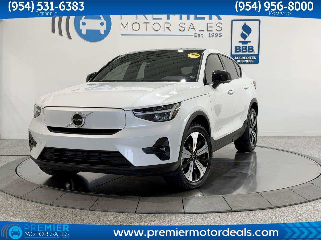 Used 2023 Volvo C40 P8 Recharge Plus AWD/4WD image 1