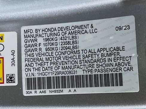 Used 2024 Honda Accord LX image 29