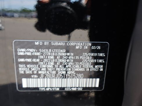 New 2026 Subaru Outback Touring XT AWD/4WD image 25
