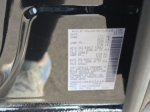 Used 2024 Nissan Frontier SV w/ SV Convenience Package image 36