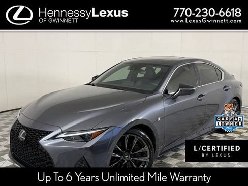 Certified 2024 Lexus IS 350 F Sport w/ Memory Package RWD image 1