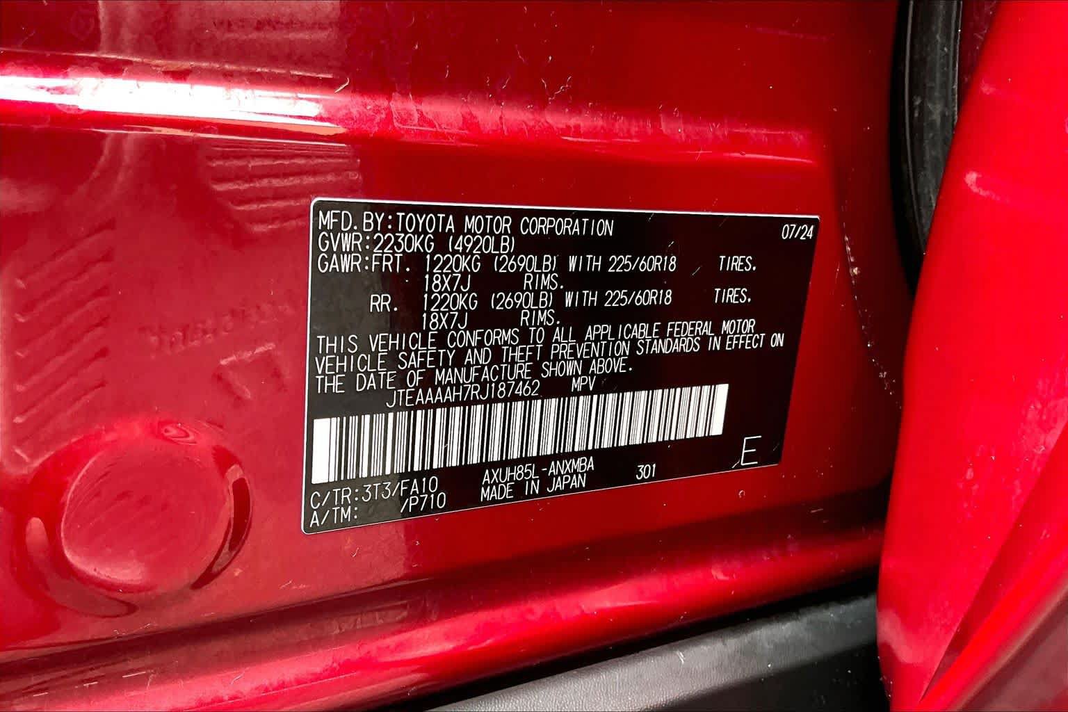 Certified 2024 Toyota Venza LE AWD/4WD image 34