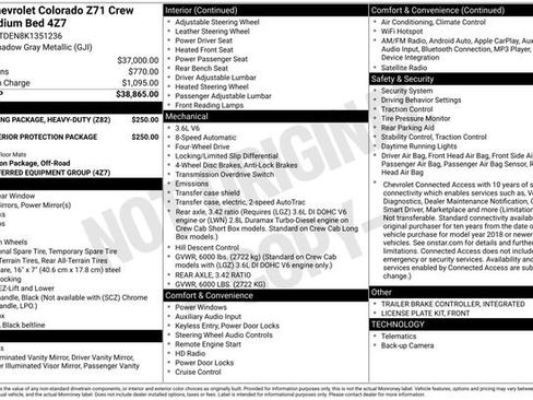 Used 2019 Chevrolet Colorado Z71 image 9