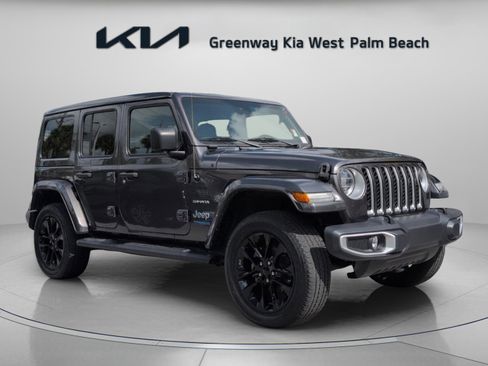 Used 2021 Jeep Wrangler Unlimited Sahara w/ Safety Group AWD/4WD image 1