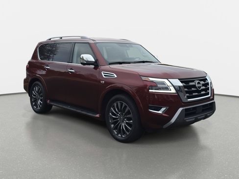 Used 2021 Nissan Armada Platinum w/ Captain's Chairs Package image 3