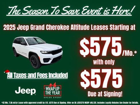 New 2025 Jeep Grand Cherokee Altitude image 12