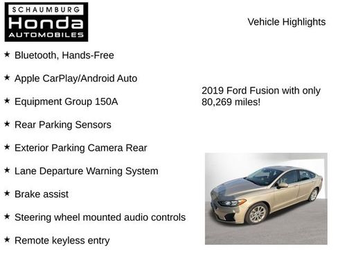 Used 2019 Ford Fusion SE FWD image 7