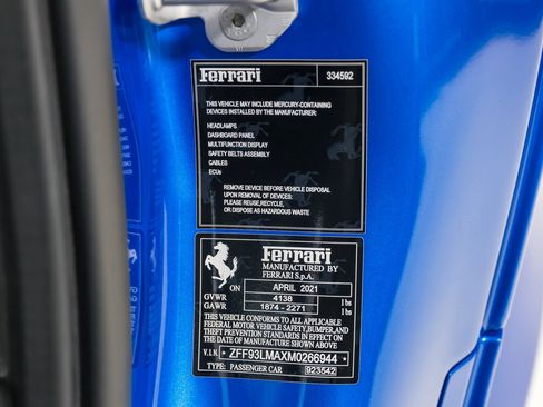 Certified 2021 Ferrari F8 Tributo image 38