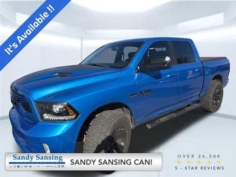 Used 2018 RAM 1500 Sport w/ Hydro Blue Sport Package image 1