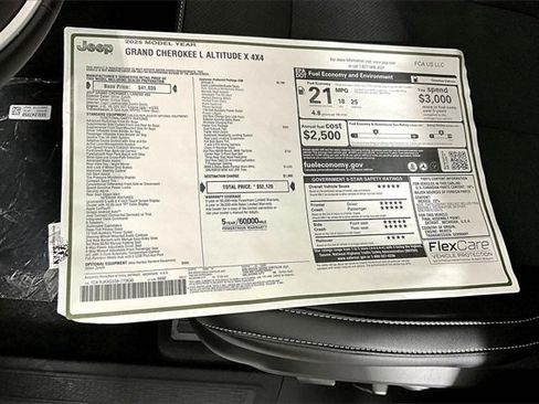 New 2025 Jeep Grand Cherokee L Altitude image 13