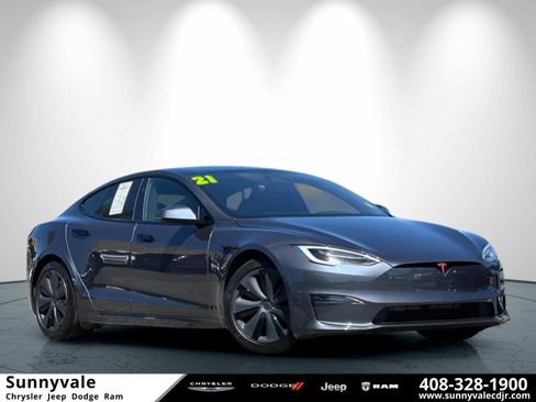 Used 2021 Tesla Model S Plaid AWD/4WD image 1