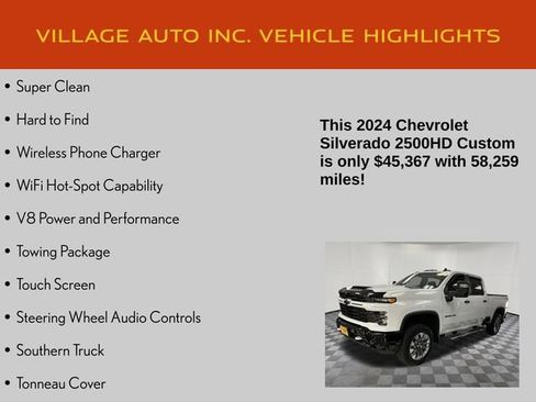 Used 2024 Chevrolet Silverado 2500 Custom w/ Custom Convenience Package AWD/4WD image 7