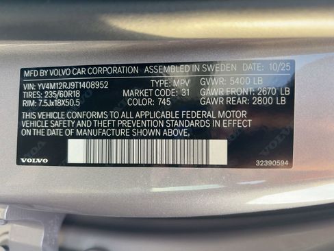 Certified 2026 Volvo XC60 B5 Core w/ Climate Package AWD/4WD image 21