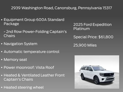Used 2025 Ford Expedition Platinum AWD/4WD image 5