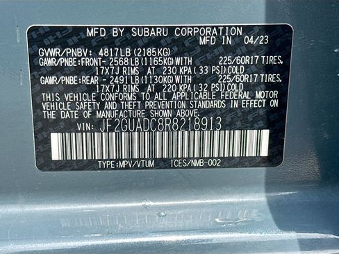 Certified 2024 Subaru Crosstrek 2.0i Premium AWD/4WD image 43