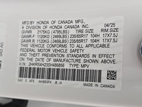 Certified 2025 Honda CR-V LX image 34