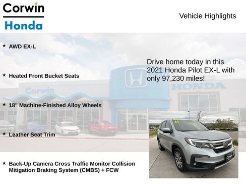 Used 2021 Honda Pilot EX-L image 6