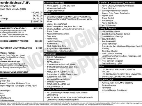 Used 2019 Chevrolet Equinox LT w/ Driver Convenience Package AWD/4WD image 43