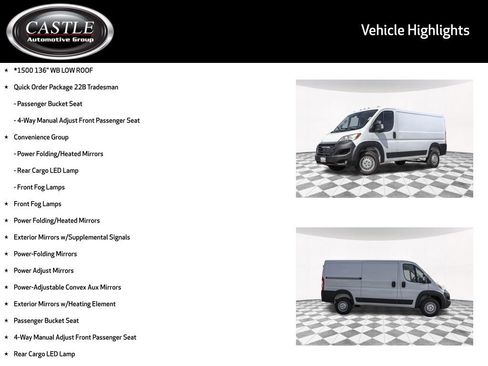 New 2026 RAM ProMaster 1500 w/ Convenience Group image 3