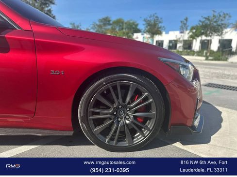 Used 2019 INFINITI Q50 Red Sport 400 w/ Proactive Package image 3