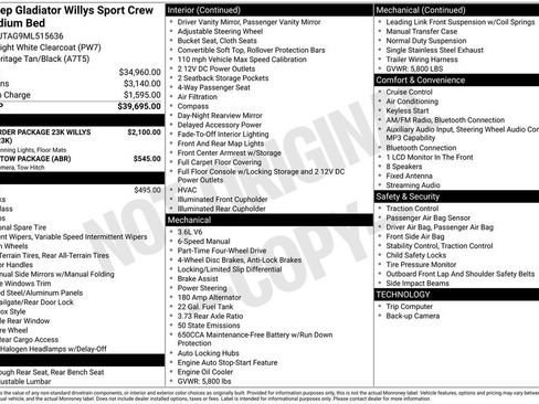 Used 2021 Jeep Gladiator Sport image 10