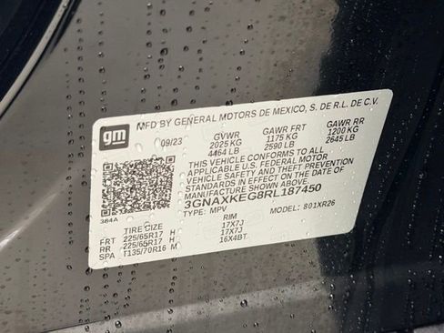 Certified 2024 Chevrolet Equinox LT w/ LPO, Floor Liner Package FWD image 22