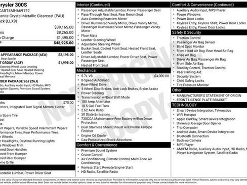 Used 2021 Chrysler 300 S w/ S Model Appearance Package image 1