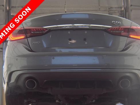 Used 2021 INFINITI Q50 Luxe w/ Cargo Package AWD/4WD image 4
